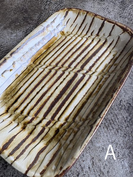 画像4: 井上尚之 スリップ角皿(大) (4)