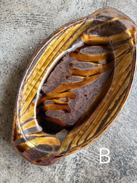 画像5: 井上尚之 スリップ耳付楕円鉢 (5)