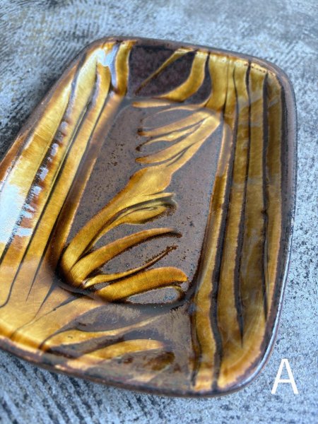 画像4: 井上尚之 スリップ角皿(中) (4)