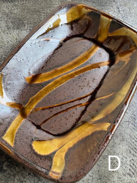 画像7: 井上尚之 スリップ角皿(中) (7)