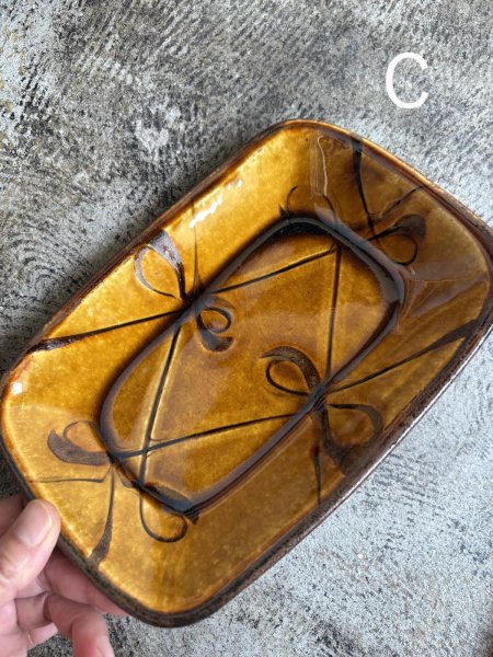 画像5: 井上尚之 スリップ角皿(中) (5)