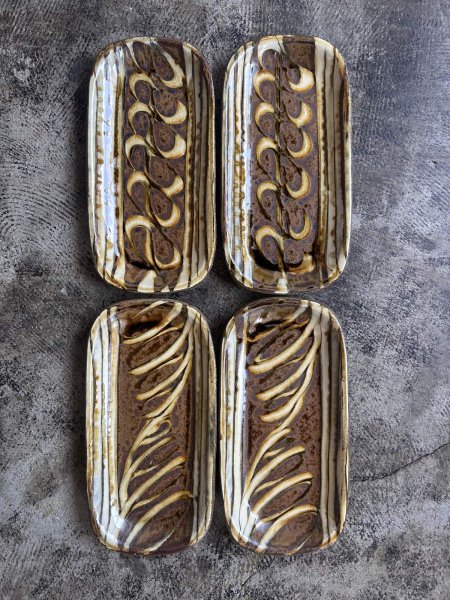 画像2: 井上尚之 スリップ長方皿 (2)