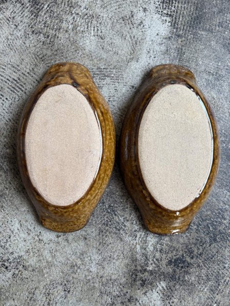 画像3: 井上尚之 スリップ耳付楕円鉢 (3)