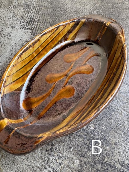 画像5: 井上尚之 スリップ耳付楕円鉢 (5)