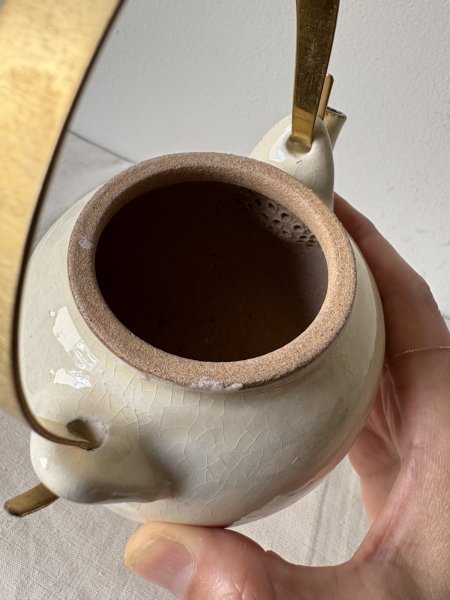 画像5: 井上尚之 土瓶(小)真鍮 (5)