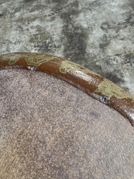 画像6: 登川均 たたら皿26×21 隅丸型 (6)