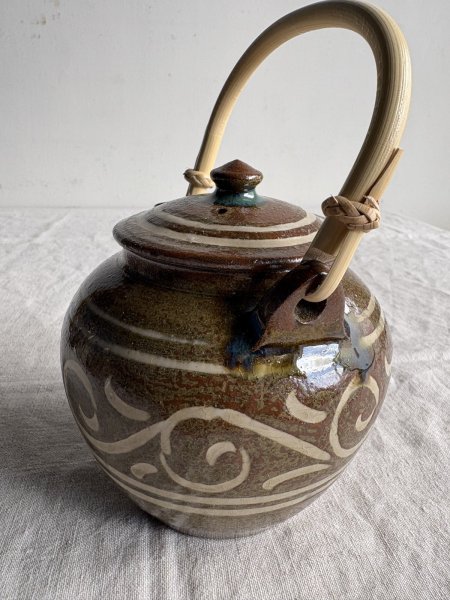 画像4: 登川均 土瓶（象嵌） (4)