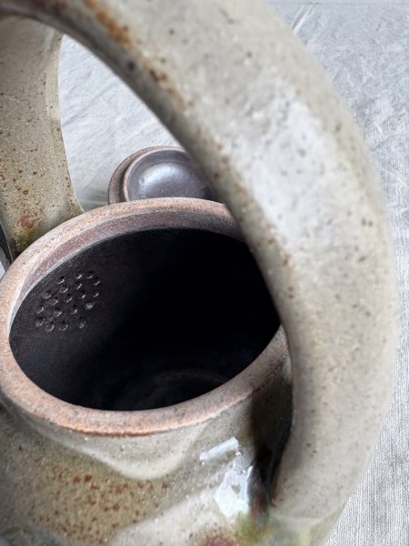 画像5: 登川均 按瓶（線彫椿文） (5)