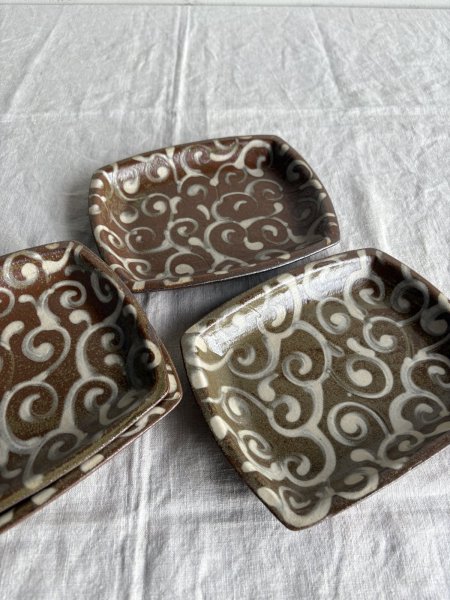 画像1: 登川均 たたら皿 (1)