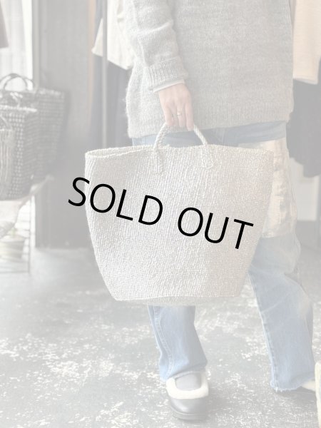 画像1: rectangle  シルバーバスケット　ビッグトート (1)